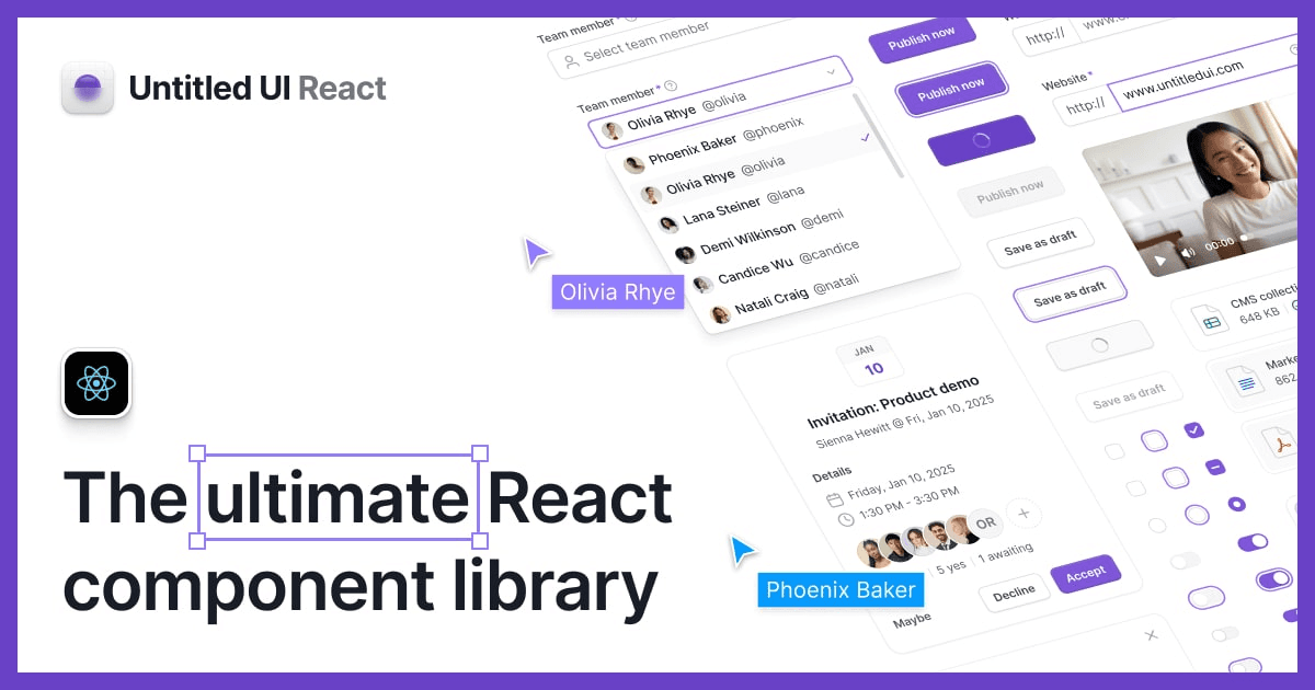 Thumbnail for Untitled UI React
